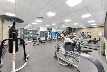 High-tech fitness center
